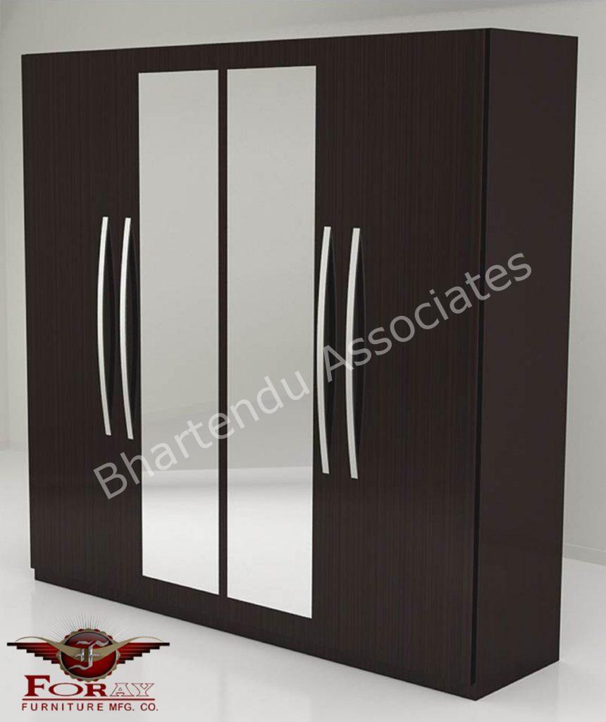 mirrored wardrobe